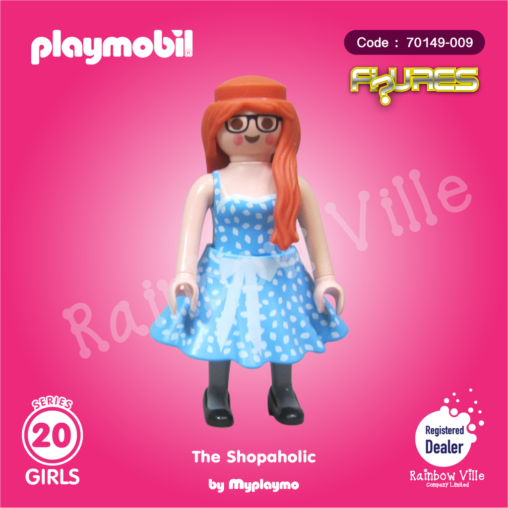 70149-009 Figures Series 20-Girl-The Shopaholic