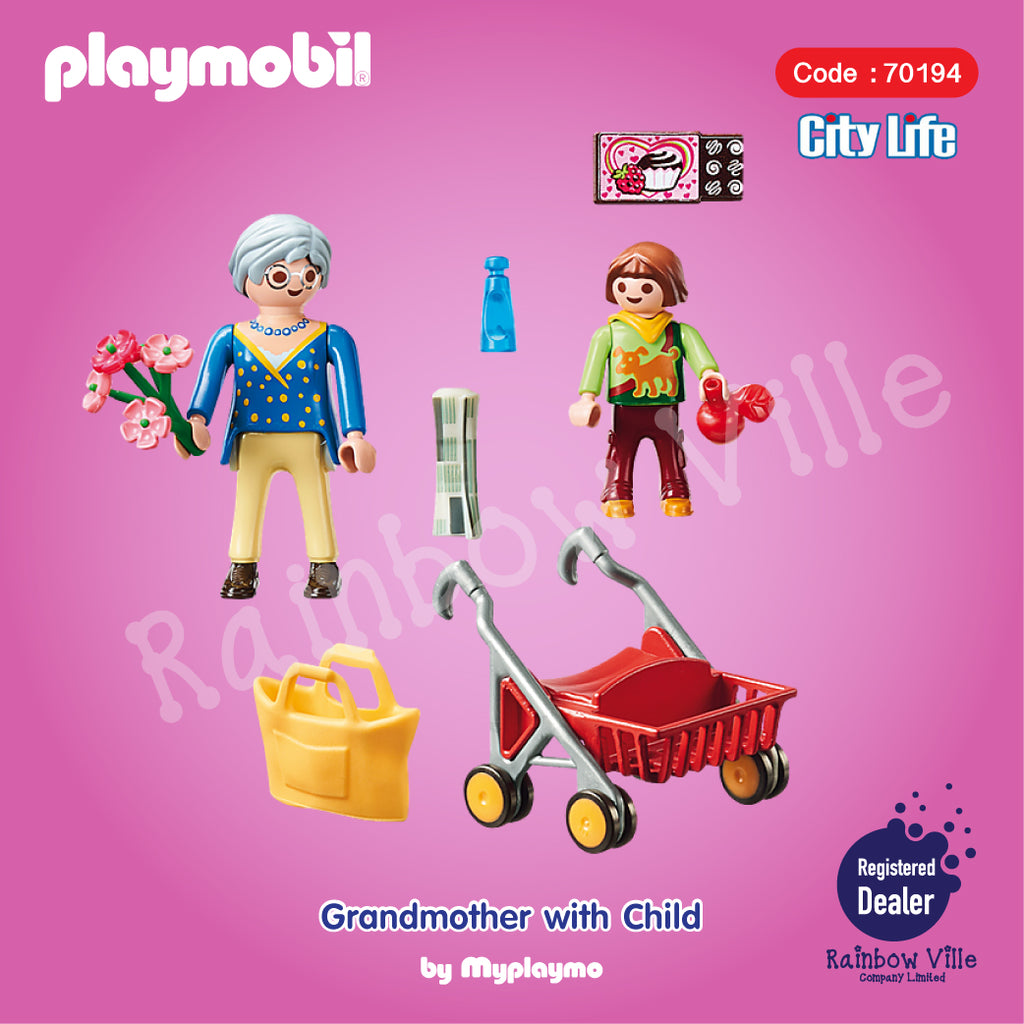 70194-City Life-Grandmother with Child