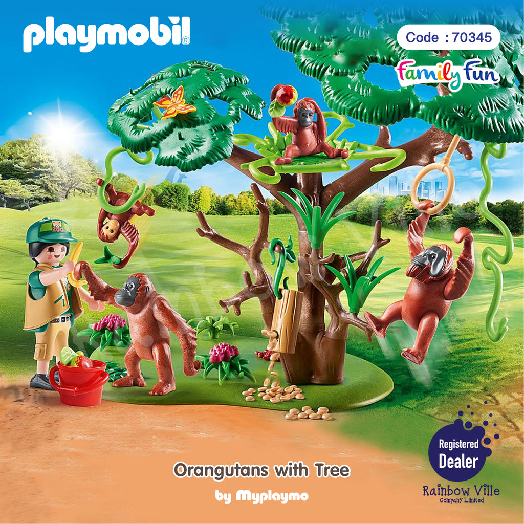70345-Zoo-Orangutans with Tree