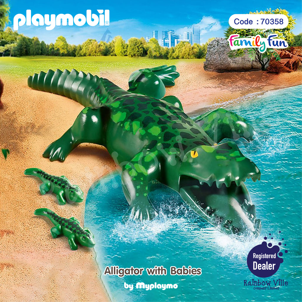 70358-Zoo-Alligator with Babies
