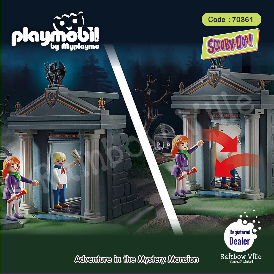 Playmobil Scooby-Doo Adventure in The Graveyard Playset 70362