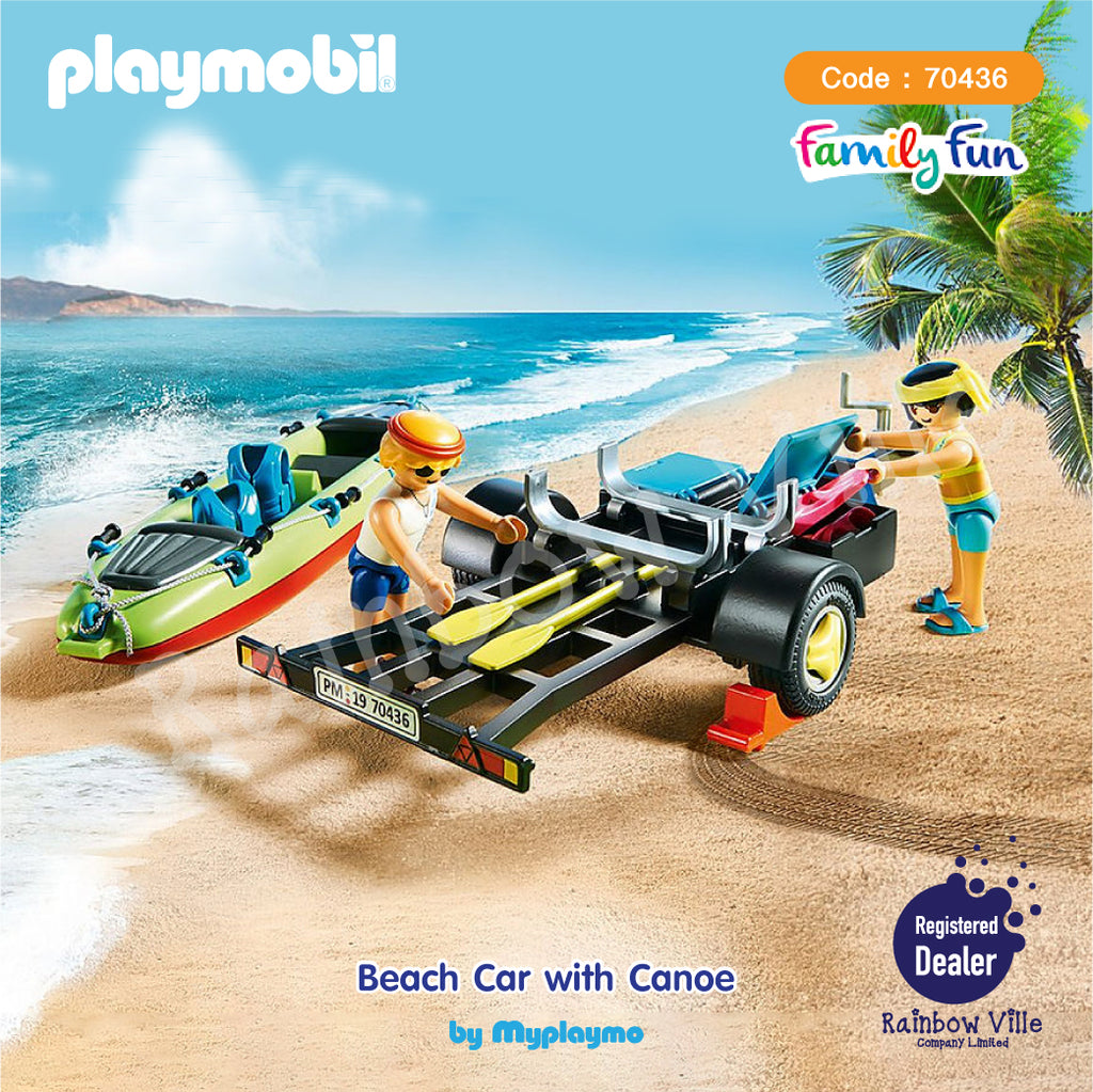 70436-Beach Hotel-Beach Car with Canoe