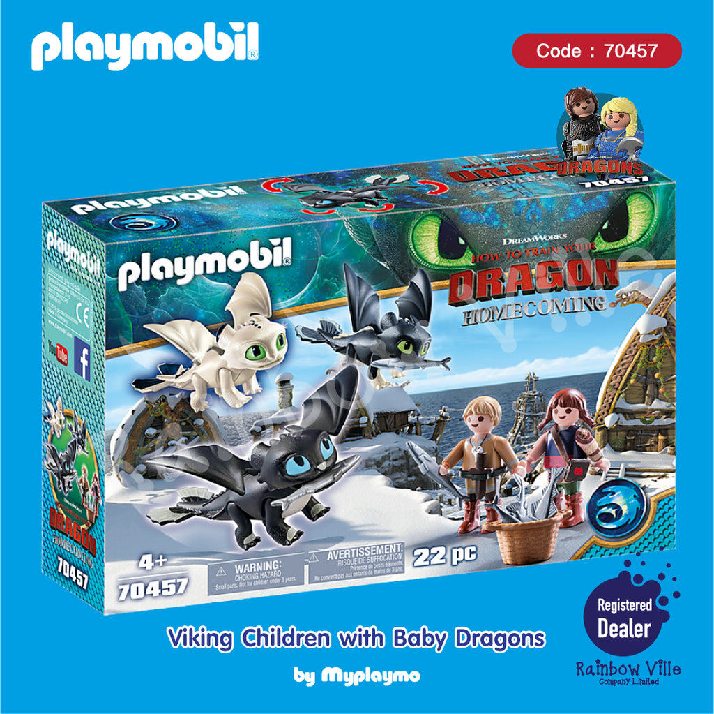 70457-Dragon-Viking Children with Baby Dragons (Exclusive)