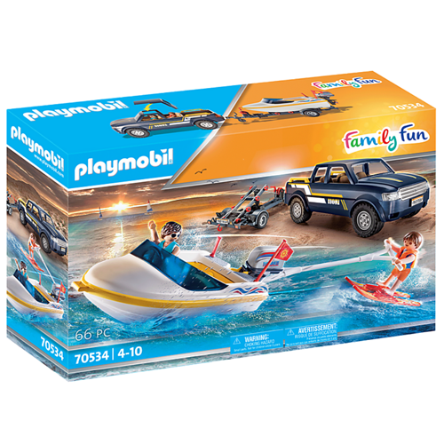 70534-Outdoor Expedition-Pick-Up with Speedboat