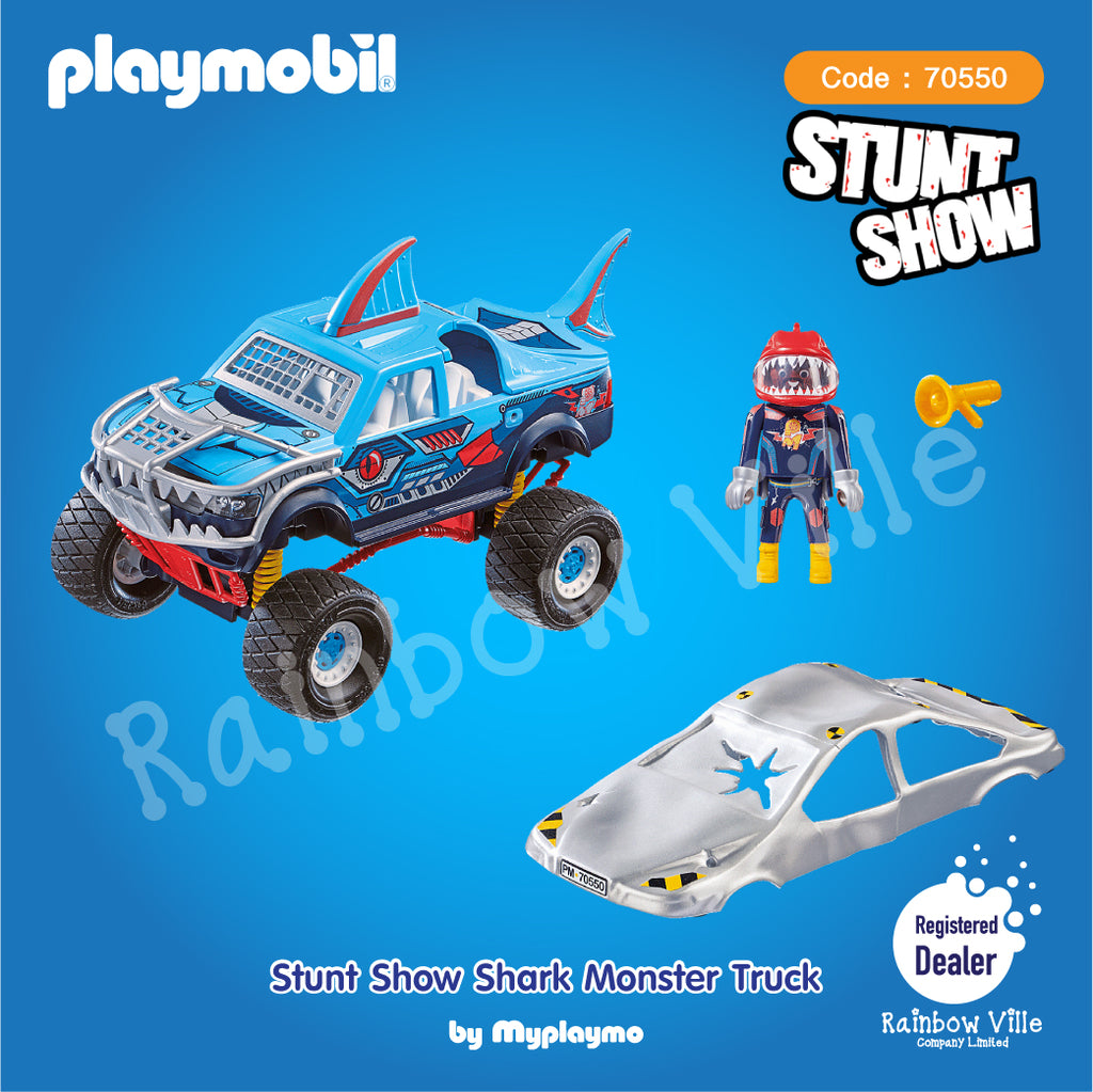 70550-City Action-Stunt Show Shark Monster Truck