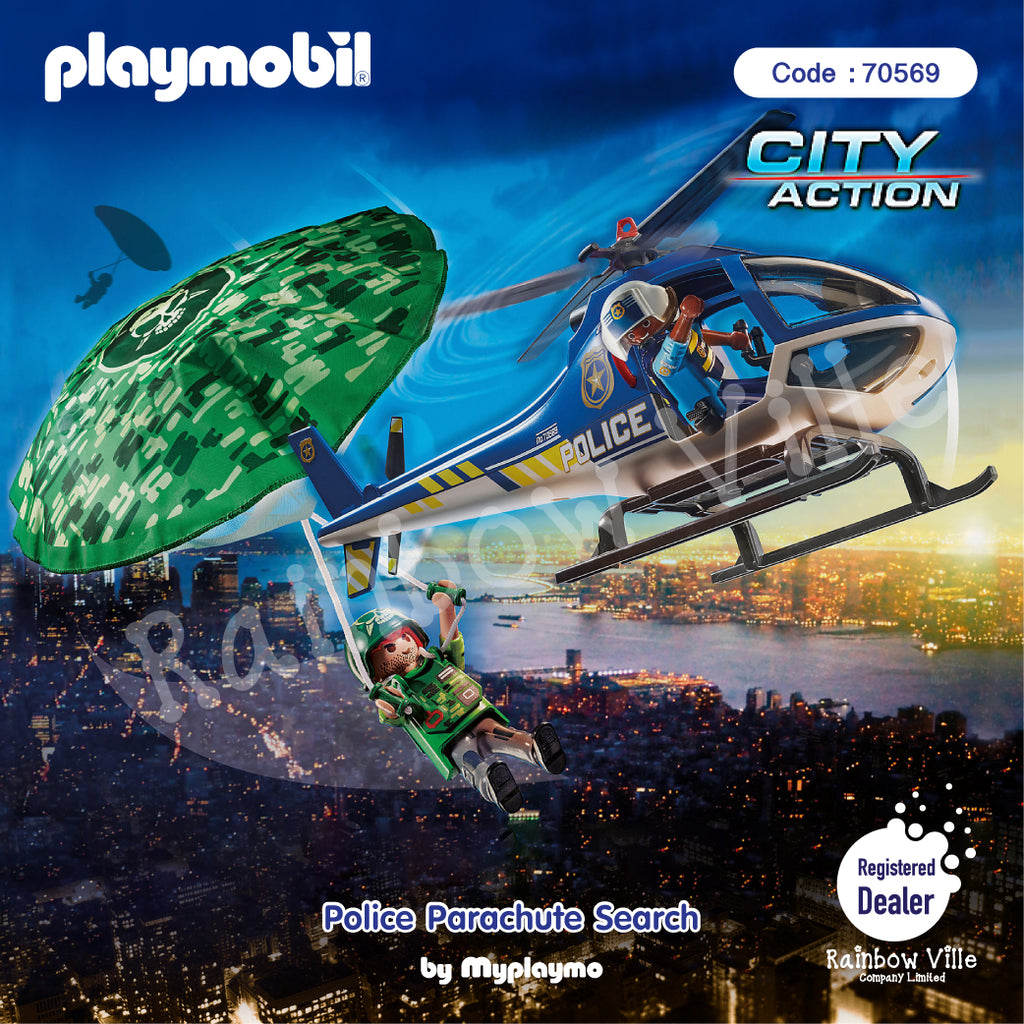 70569-City Action-Police Parachute Search