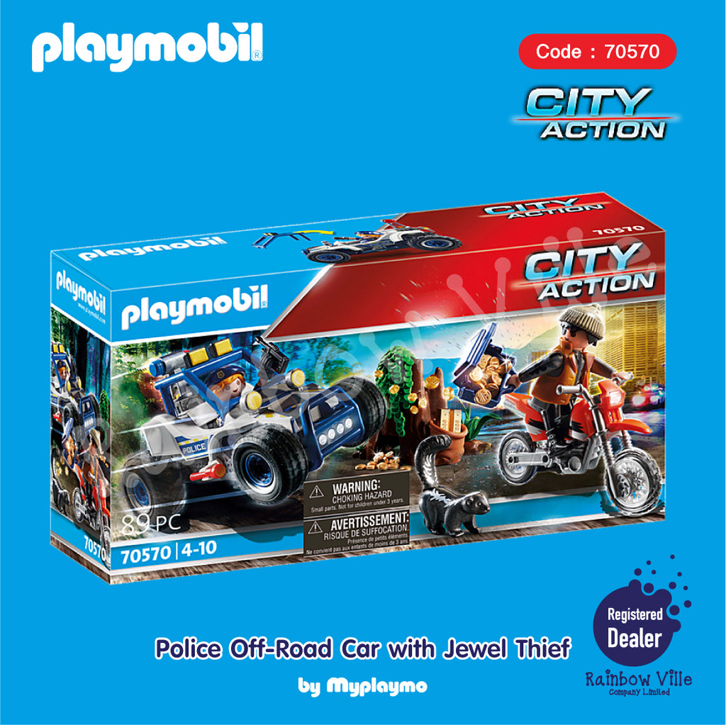 70570-City Action-Police Off-Road Car with Jewel Thief