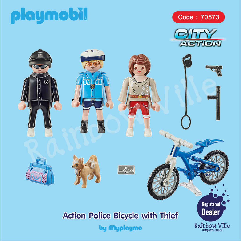 70573-CityAction-Police Bicycle with Thief