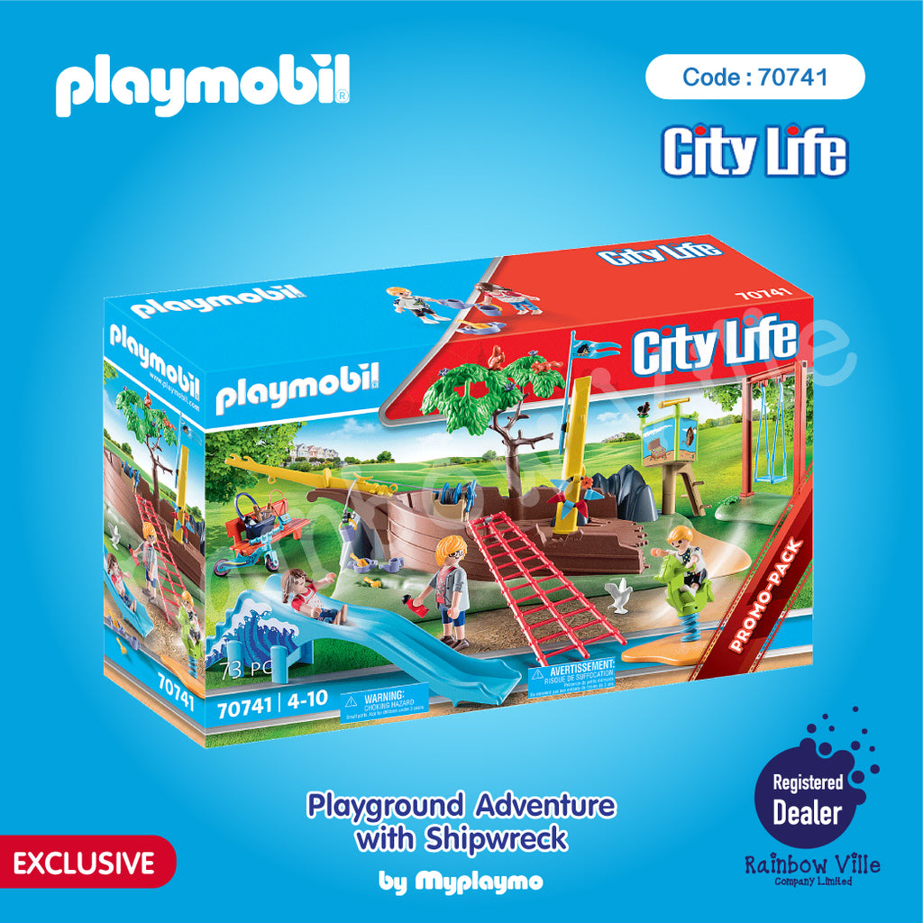 70741-City Life-Playground Adventure with wreck