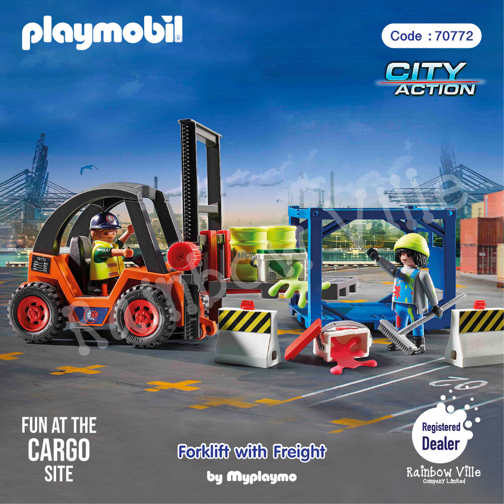 70772-City Action-Forklift with Freight