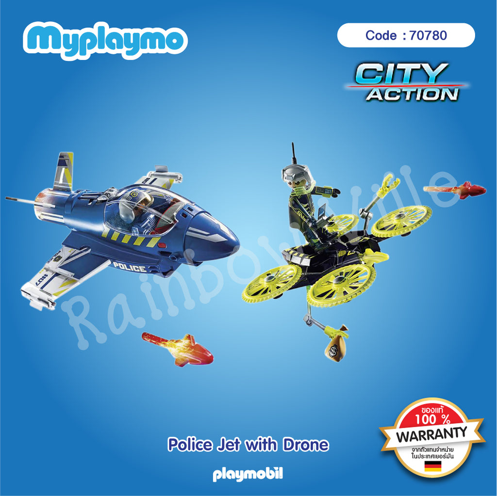70780-City Action-Police Jet with Drone