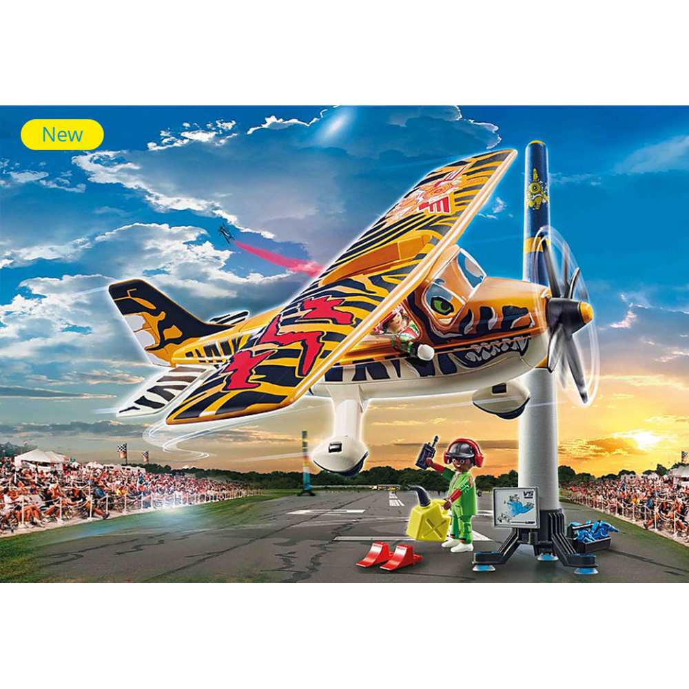 70902-PromoPack-Air Stunt Show Tiger Propeller Plane
