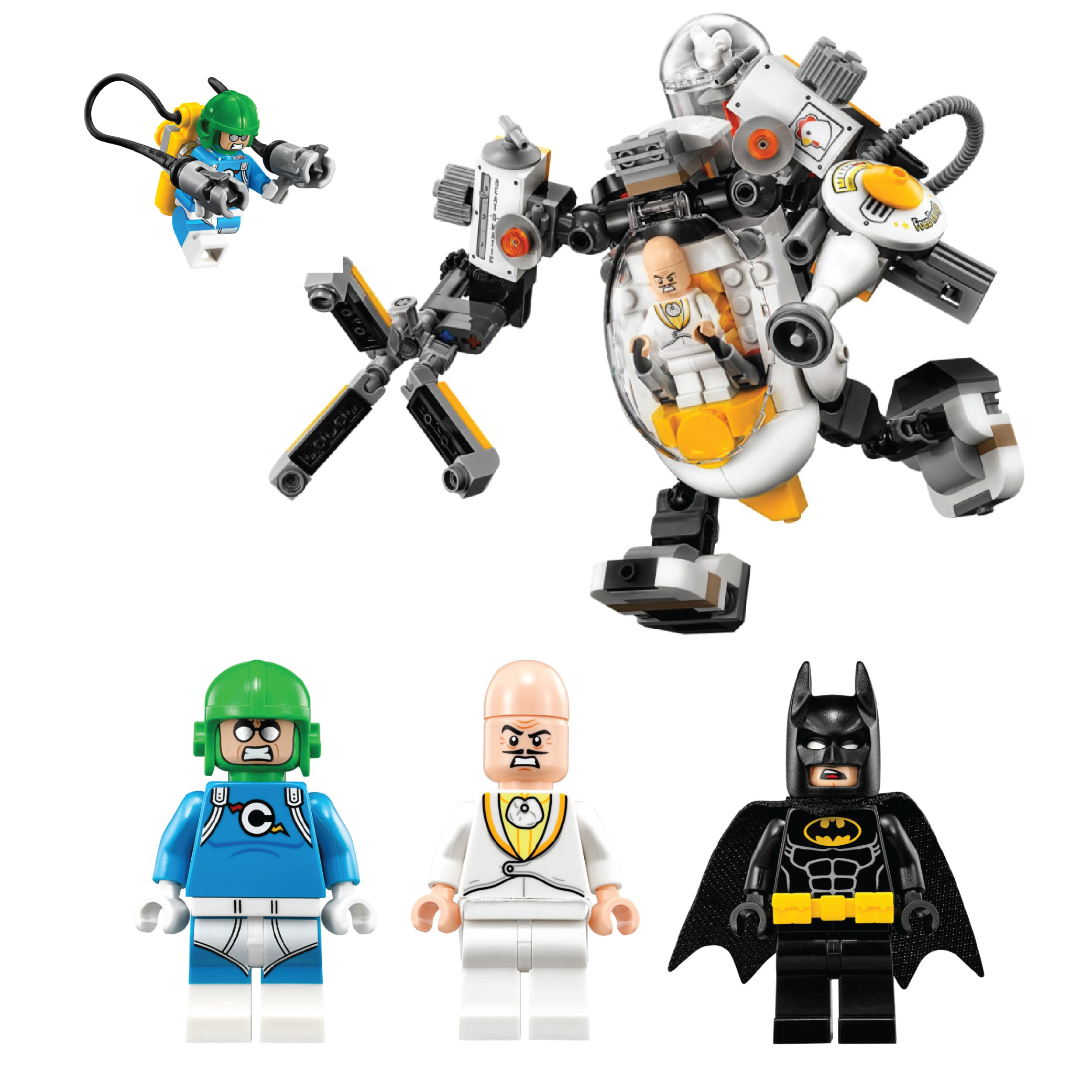  LEGO BATMAN MOVIE DC Egghead Mech Food Fight 70920