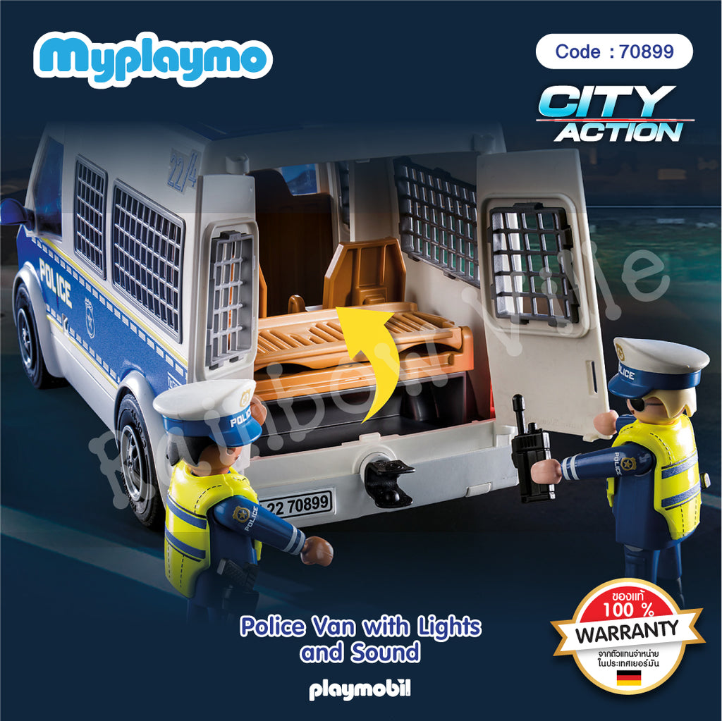 70899-Exclusive-Police Van with Lights and Sound