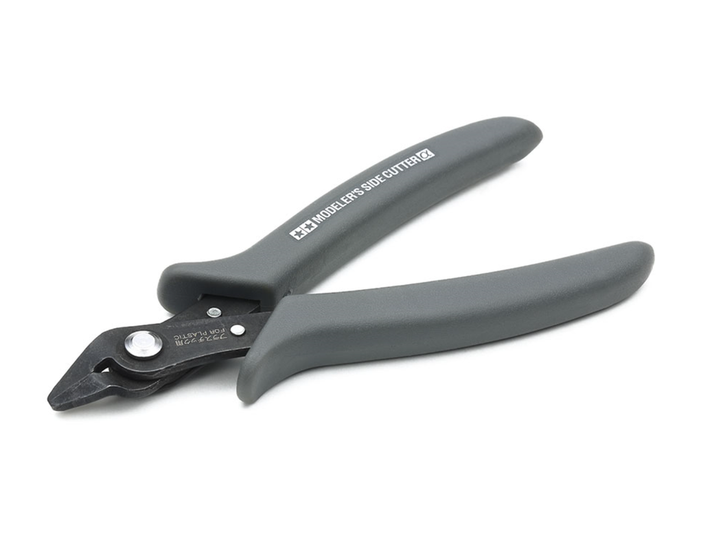 Tamiya's Tools-Modeler's Side Cutter α (Gray) #74093