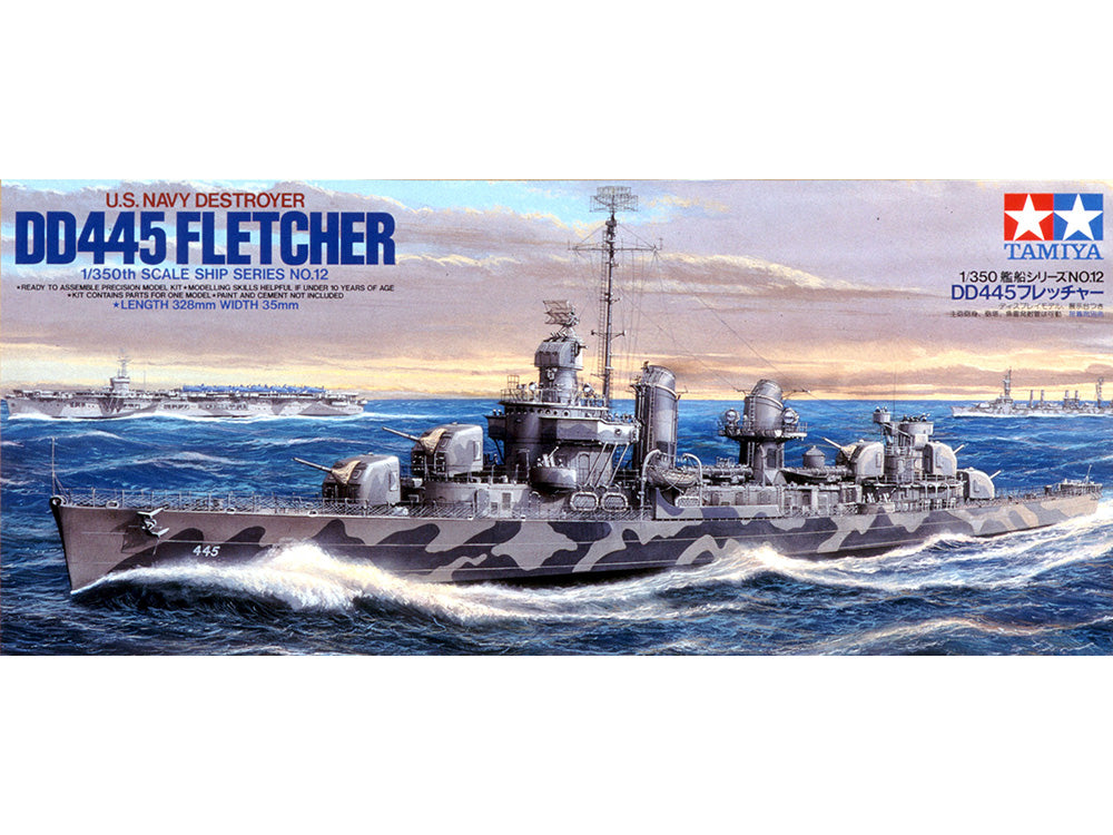 78012-BattleShips-1/350 US Navy Destroyer Fletcher