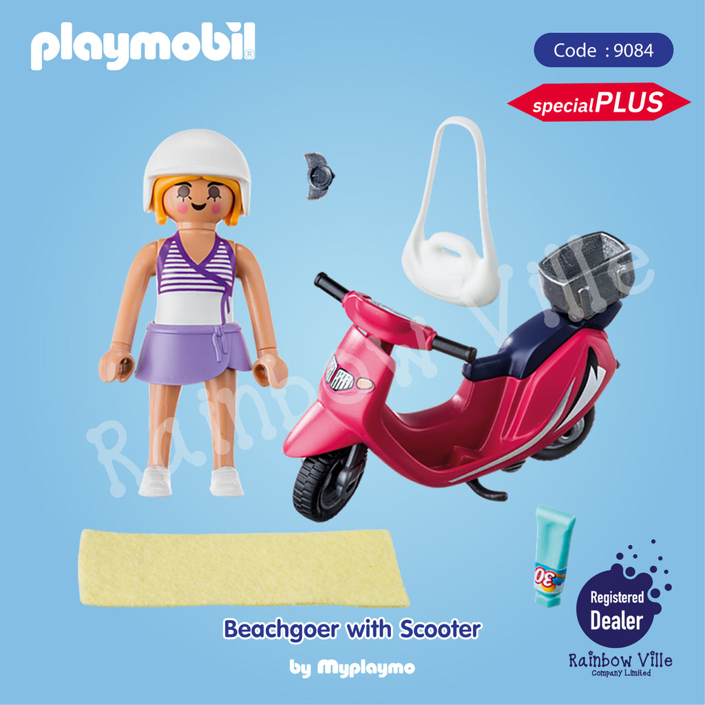 9084-SpecialPlus-Beachgoer with Scooter