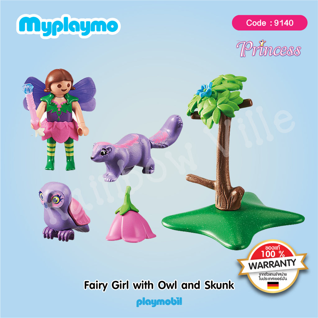9140-Fairy-Collectable Fairy Girl with Animal Friends