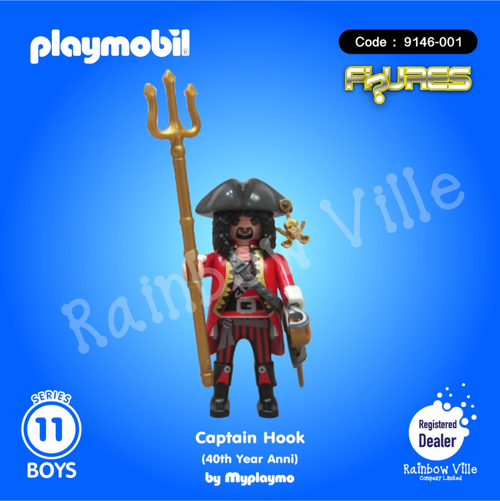 9146-001 Figures Series 11- Captain Hook (40th Year Anniversary)