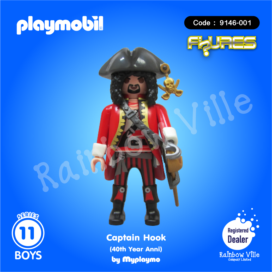 9146-001 Figures Series 11- Captain Hook (40th Year Anniversary