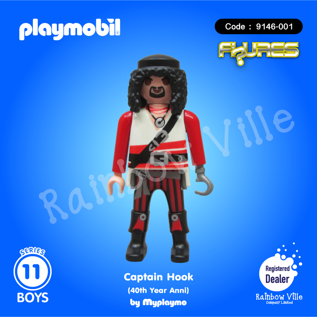 9146-001 Figures Series 11- Captain Hook (40th Year Anniversary)
