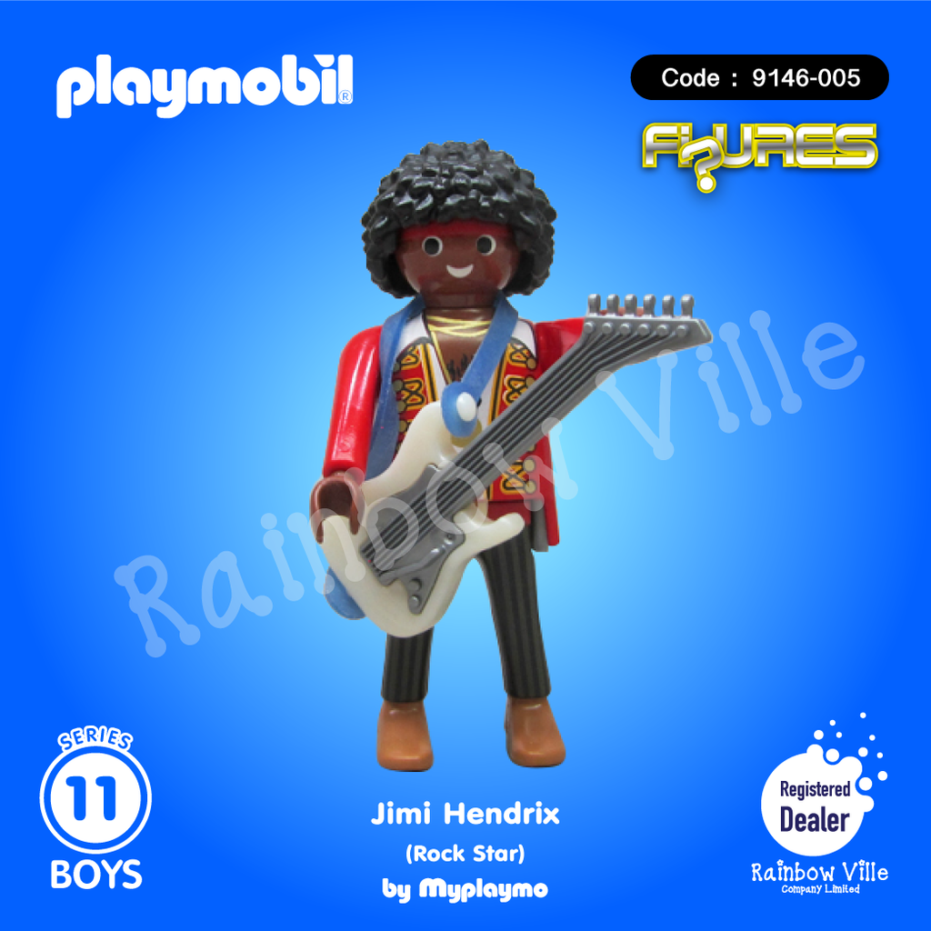 9146-005 Figures Series 11- Jimi Hendrix (The Rock Star)