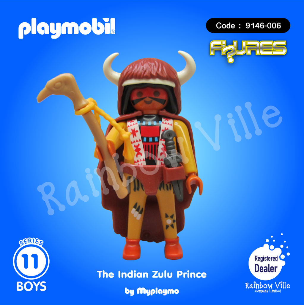 9146-006 Figures Series 11- The Indian Zulu Prince
