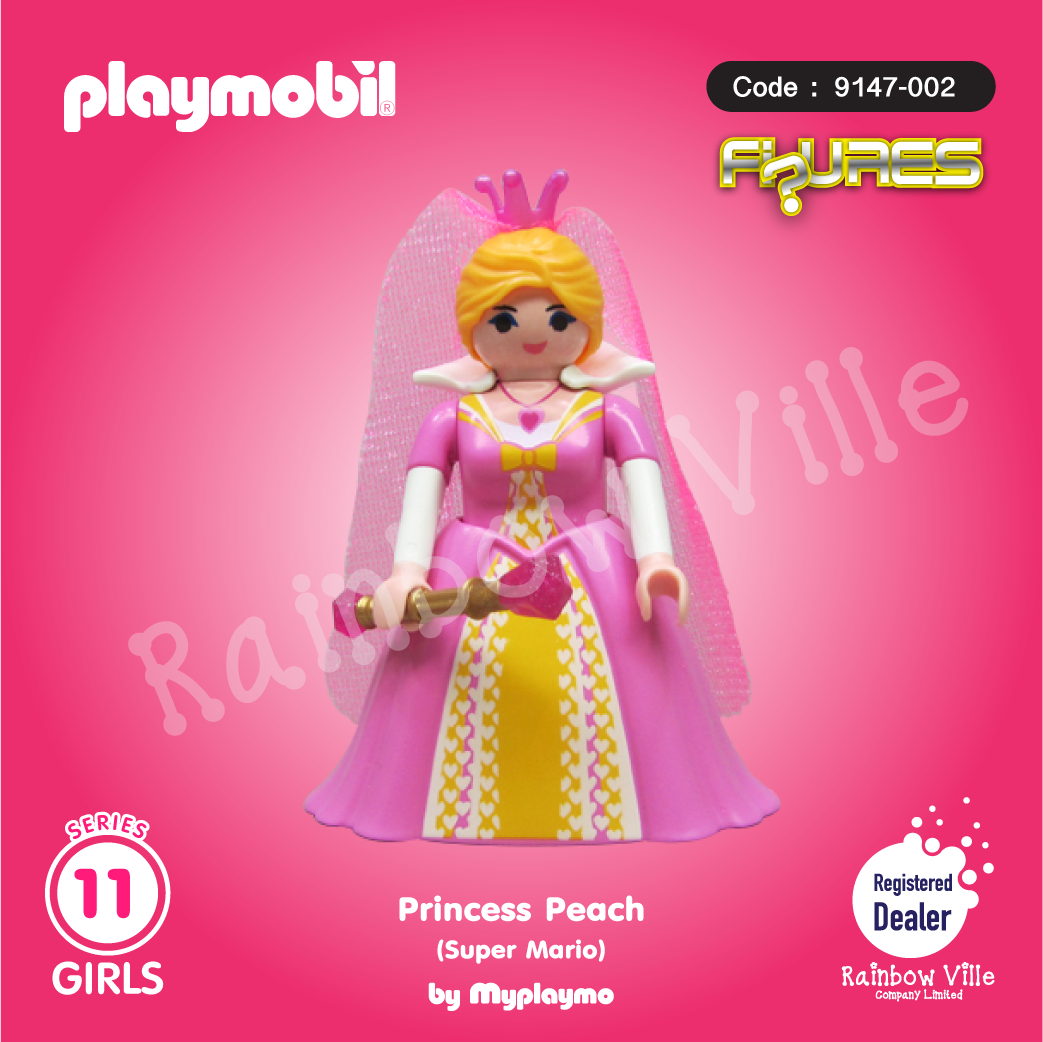 9147-002 Figures Series 11-Princess Peach (Super – Rainbow Ville