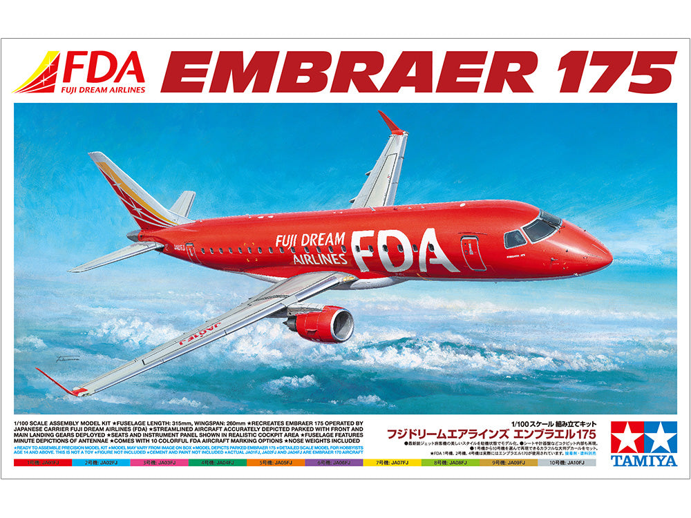 92197-Aircrafts-1/100 Fuji Dream Airlines Embraer 175
