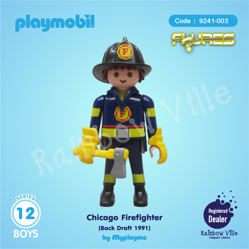 9241-003 Figures Series 12- Chicago FireFighter (Back Draft 1991)