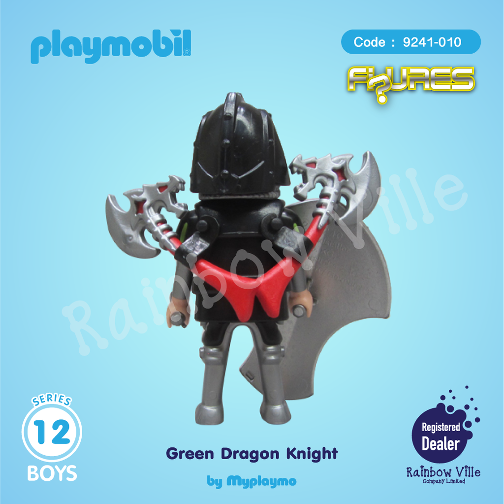 9241-010 Figures Series 12- Emerald Dragon Knight