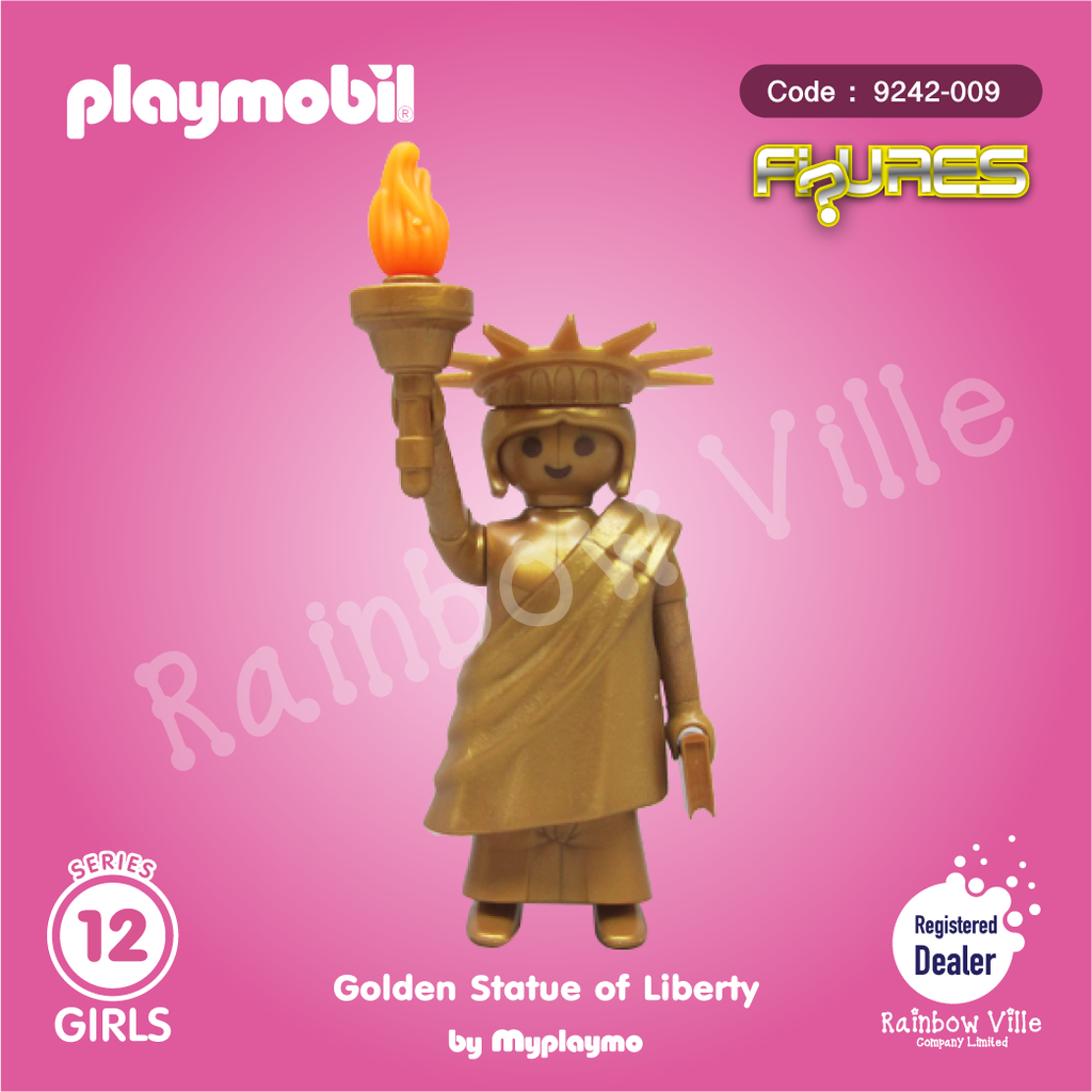 9242-009 Figures Series 12-Golden Statue Liberty