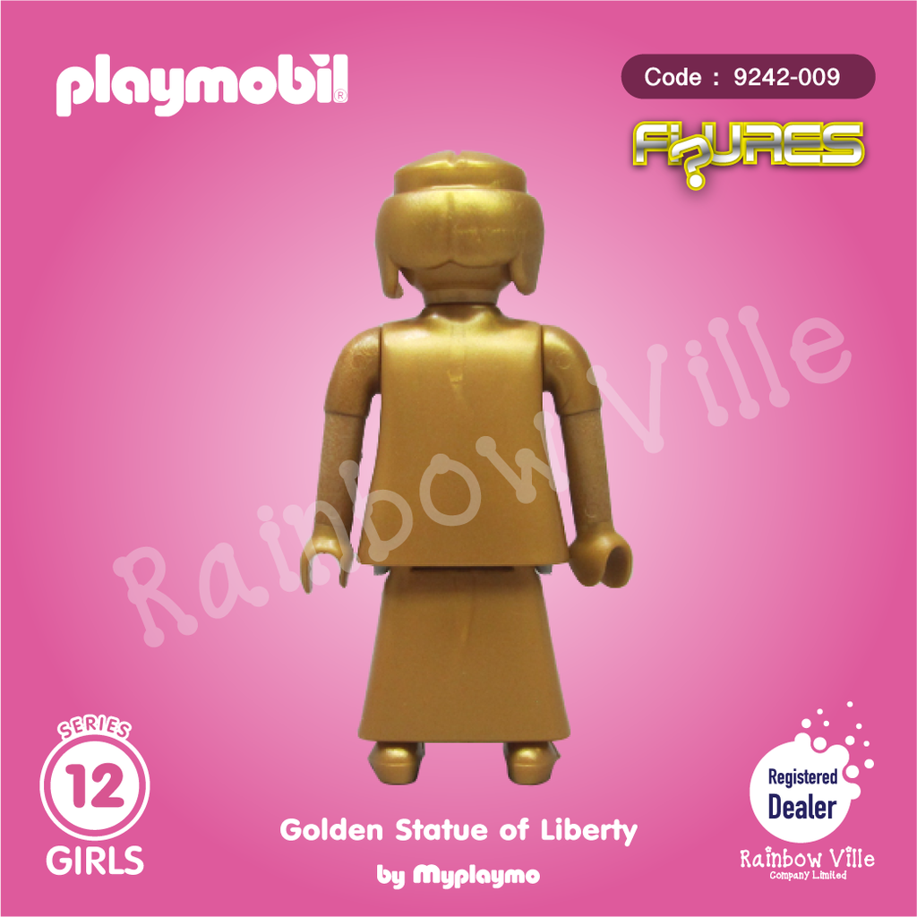 9242-009 Figures Series 12-Golden Statue Liberty