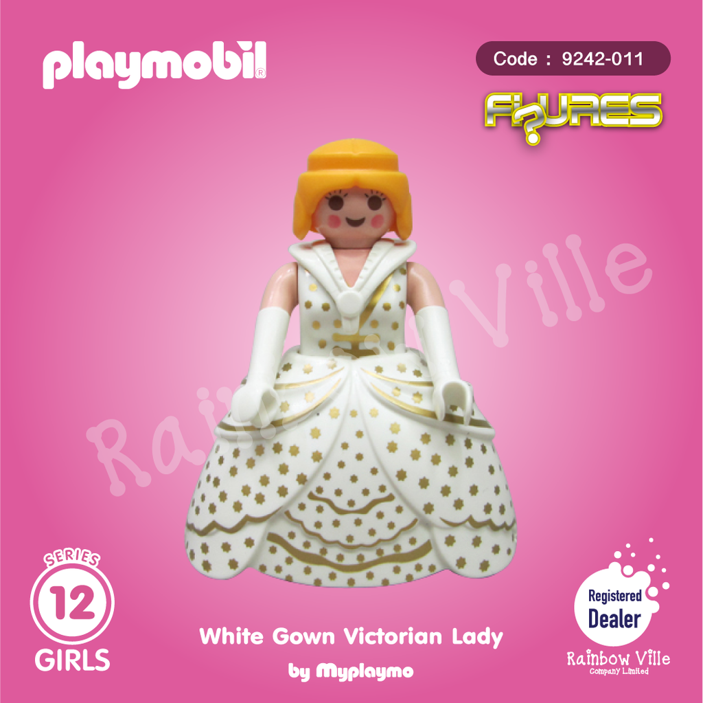 9242-011 Figures Series 12-Victorian Lady (White Gown)