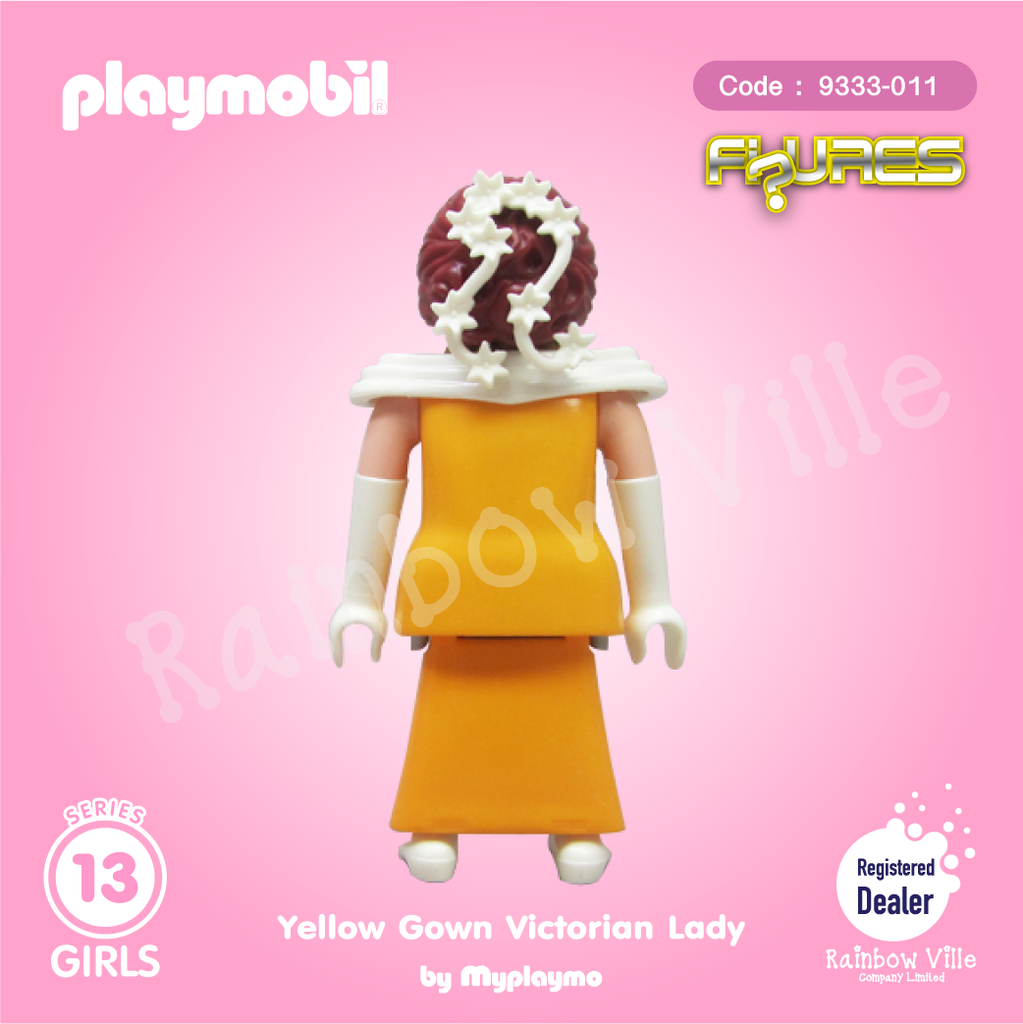 9333-011 Figures Series 13-Yellow Gown Victorian lady