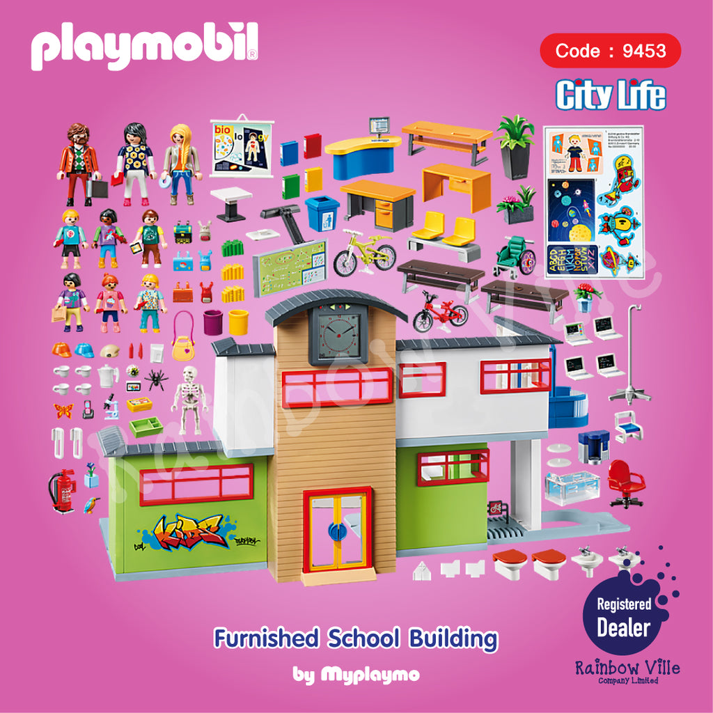 9453-City Life-Furnished School Building