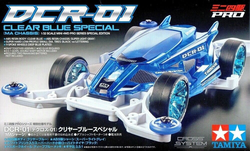 Mini4WD-DCR-01 Clear Blue Special (MA Chassis) #95500