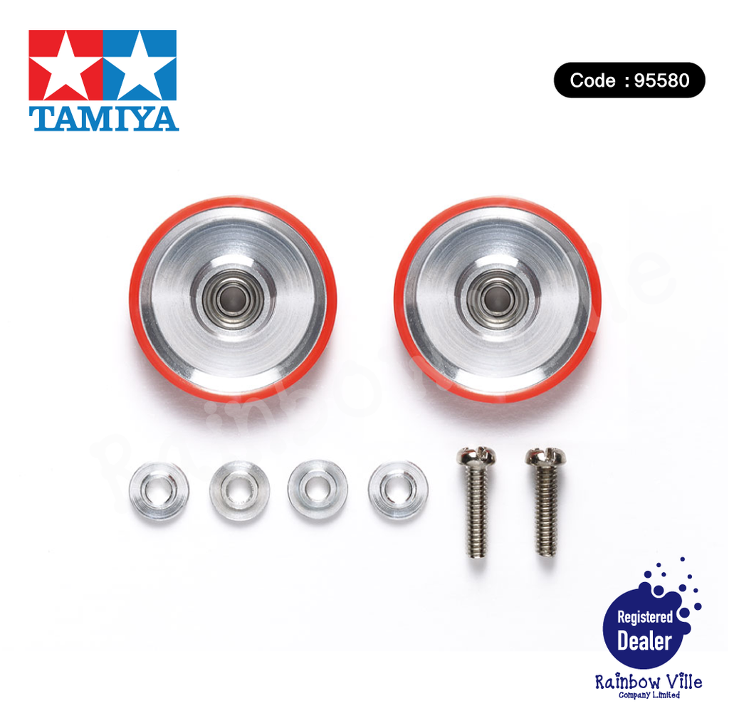 95580-TunedUp4WD-17mm Aluminum Ball-Race Rollers (Dish Type)