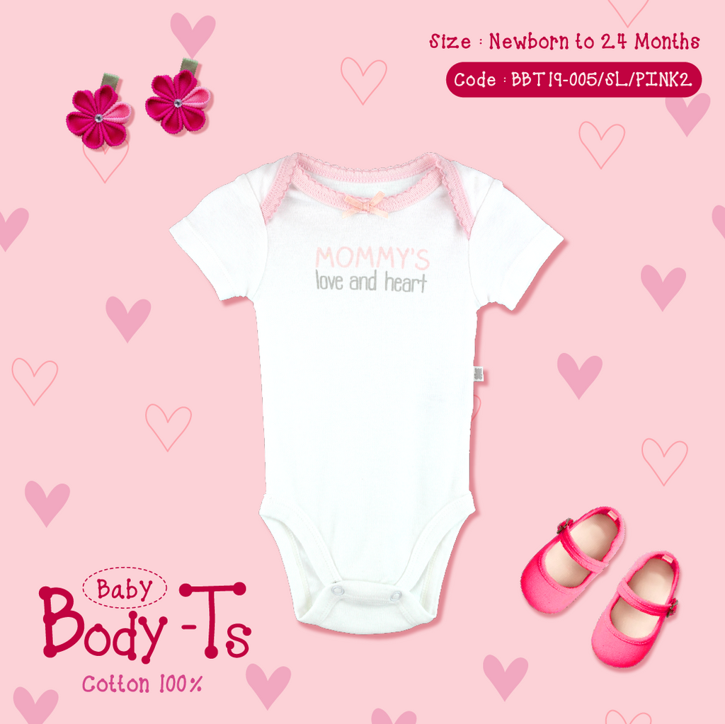 Baby Body-T's (Short Sleeves-Amor)-005