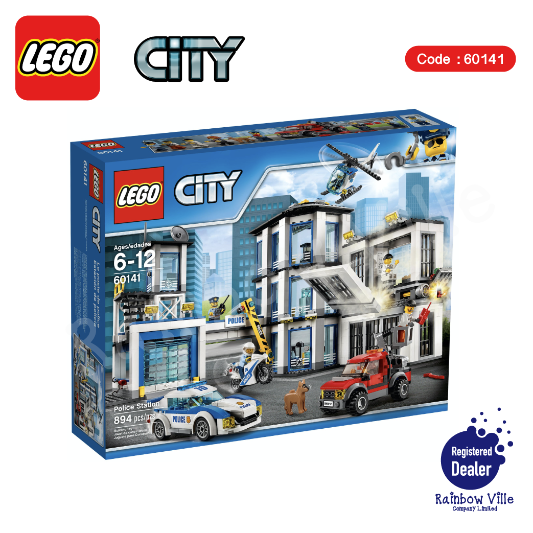 Lego® City-Police Station-in#60141 – Rainbow Ville