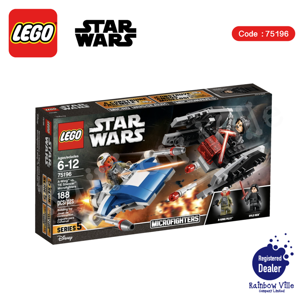 Lego® StarWars-A-Wing™ vs. TIE Silencer™ Microfighters#75196