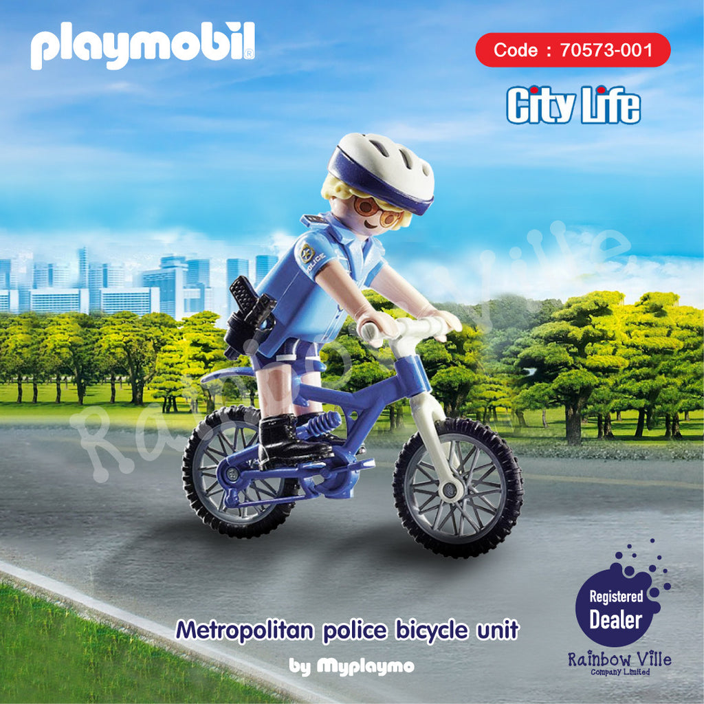 70573/01-CityAction-Metropolitan Police with Bicycle