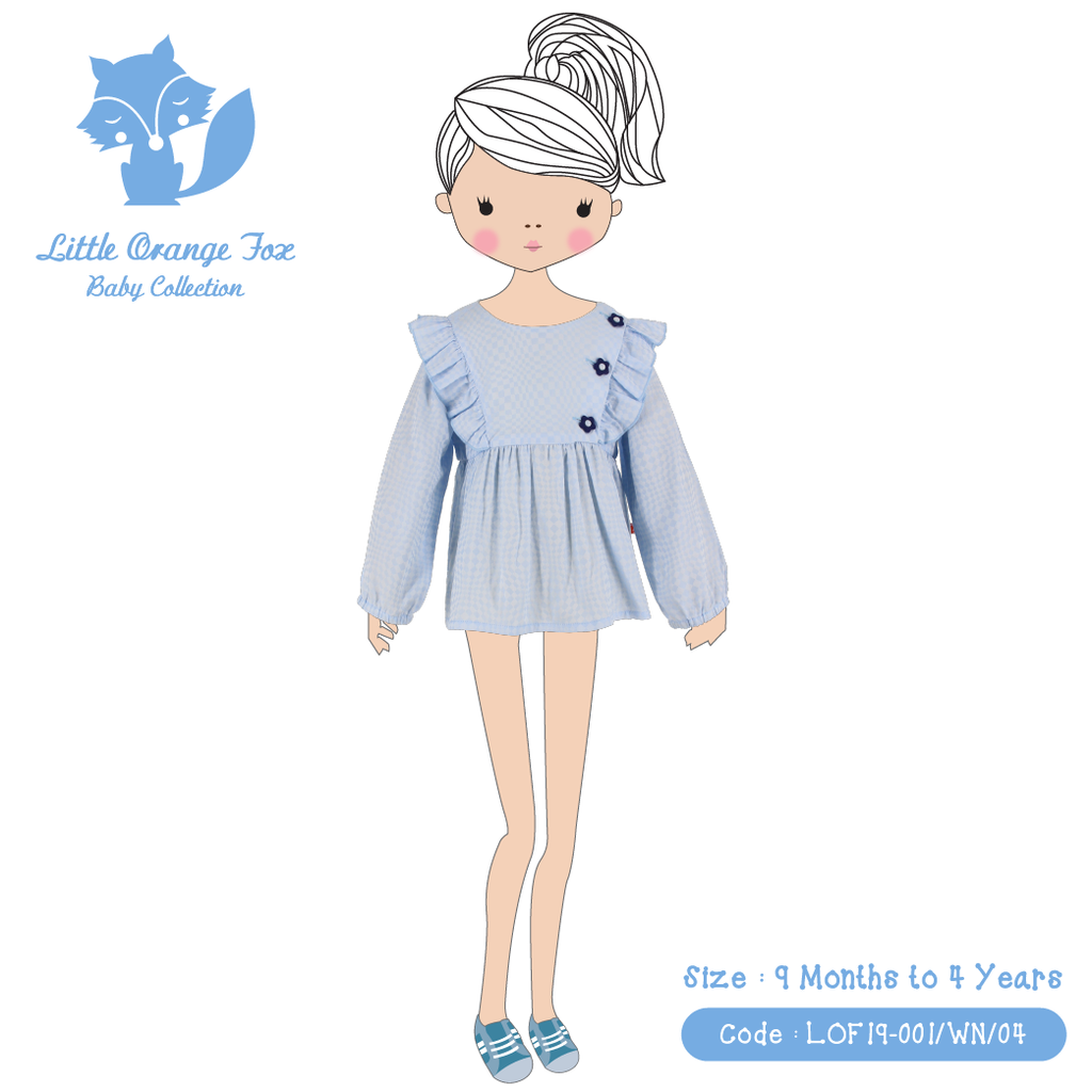 LOF#001 (Girl Petite Blouse : Light blue)-004