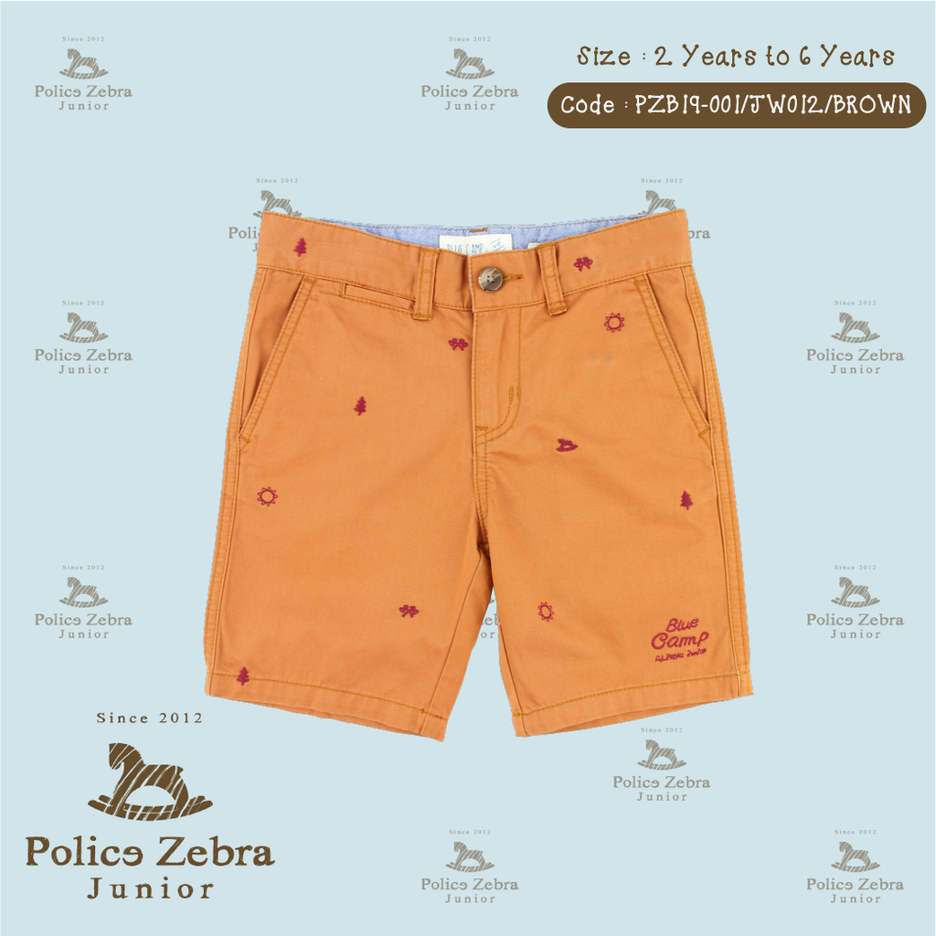 Police Zebra Junior (Short/Blue Camp Co. : Brown)-001