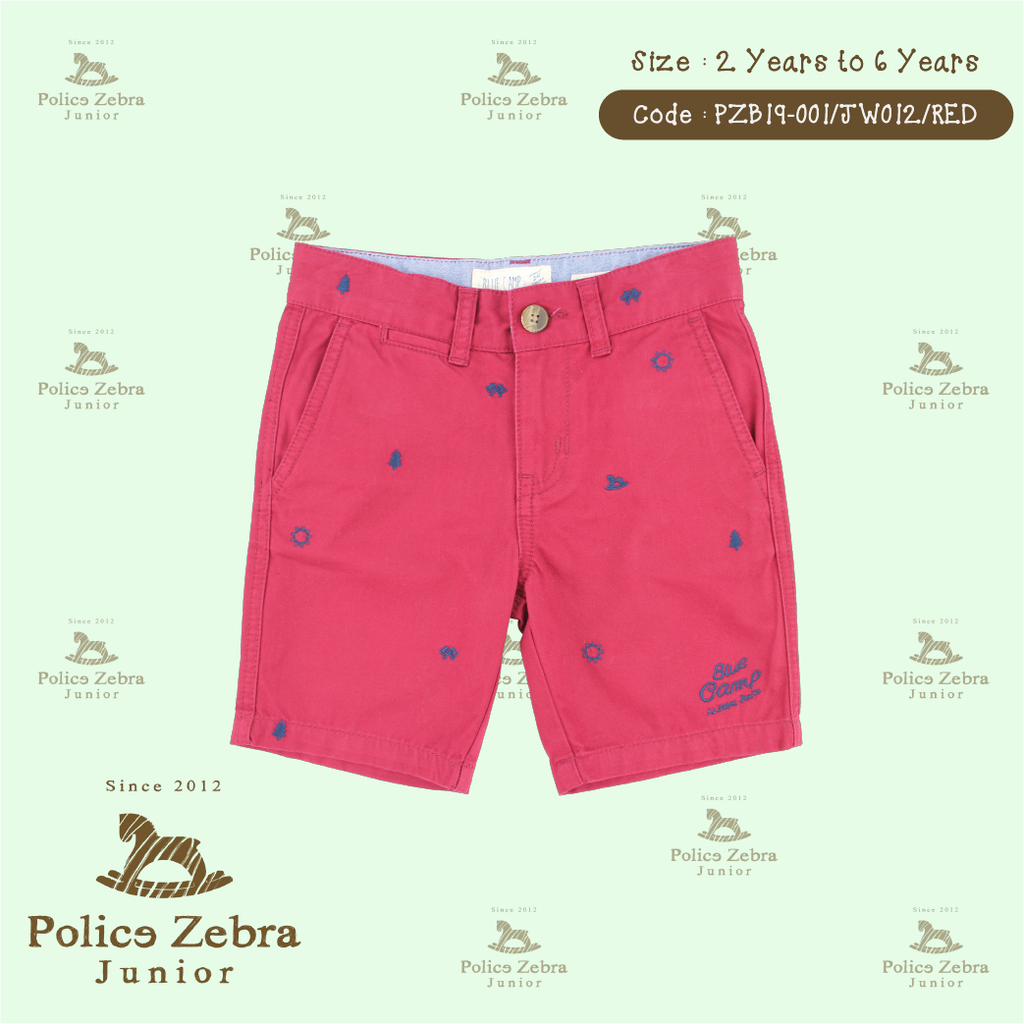 Police Zebra Junior (Short/Blue Camp Co. : Red)-001